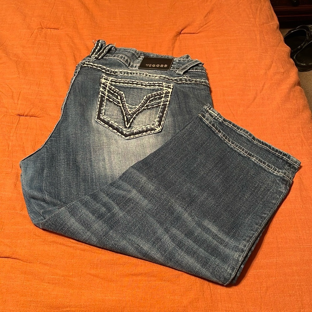 Vigoss Women’s The Chelsea Capri Denim Jeans Size 22